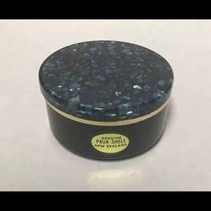 Pacific Paua Shell Abalone Trinket Jewelry Box